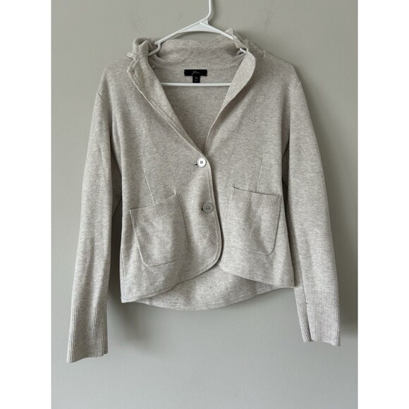 J. Crew Merino Wool Blend Collared Button Up Sweater/Cardigan Size XS Career - Picture 10 of 10